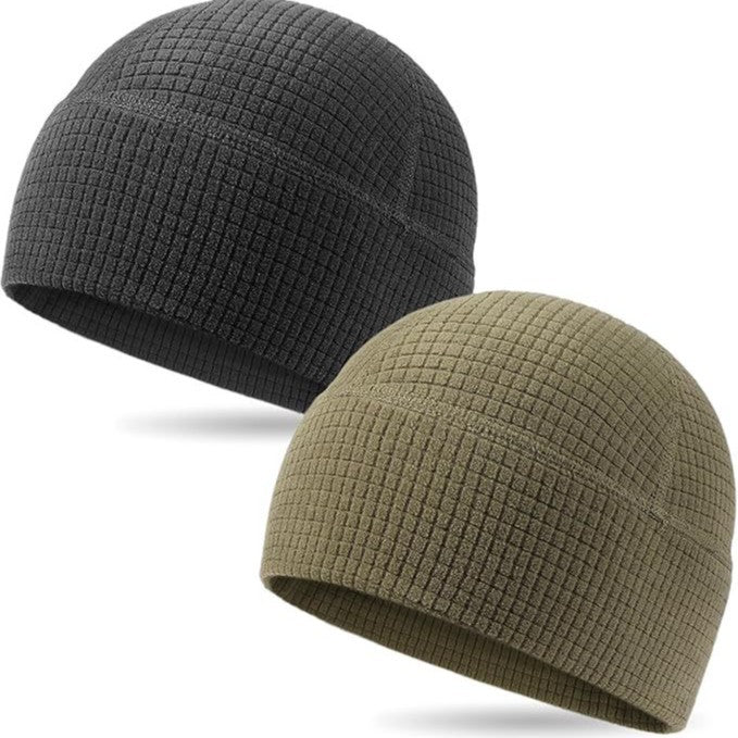 Amazon Temu Cross-Border Autumn and Winter Men's and Women's Outdoor Tactical Fleece Hats Sports Cold-Proof and Warm Ski Running Hats