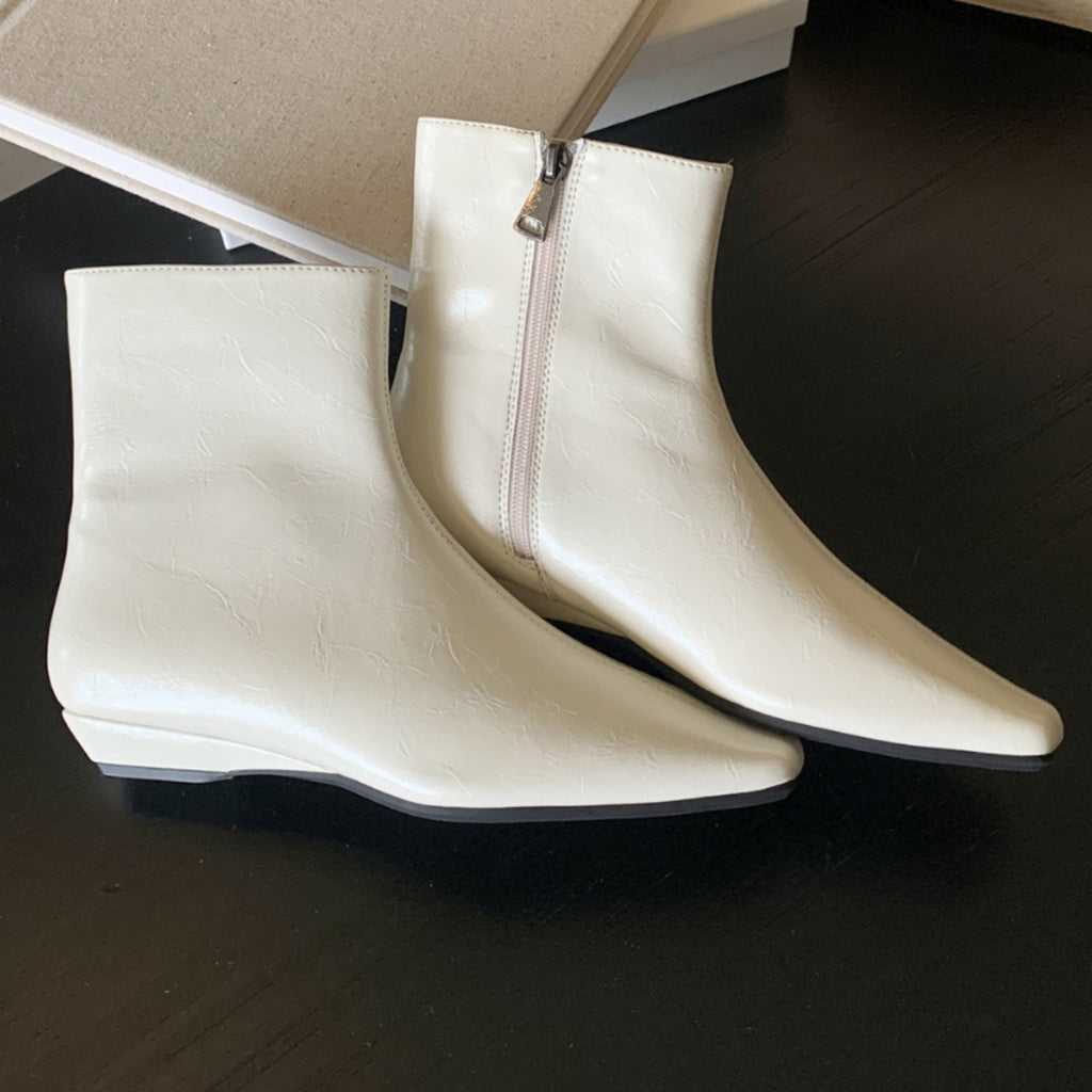 Soft-Soled Elegant Low-Heeled Slim Boots for Women 2025 Autumn and Winter New Fashion Versatile Side Zipper Short Boots for Women Fashion Trend