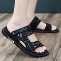 Sandals Men's 2024 New Summer Outer Wear Sports Casual Sandals and Slippers Men's Wear-resistant Driving Beach Shoes