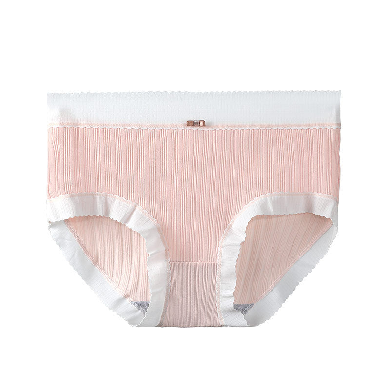 Women's Pure Cotton Underwear Summer Thin Women's Underwear Seamless Breathable Cute Young Girl's Pure Cotton Triangle Shorts