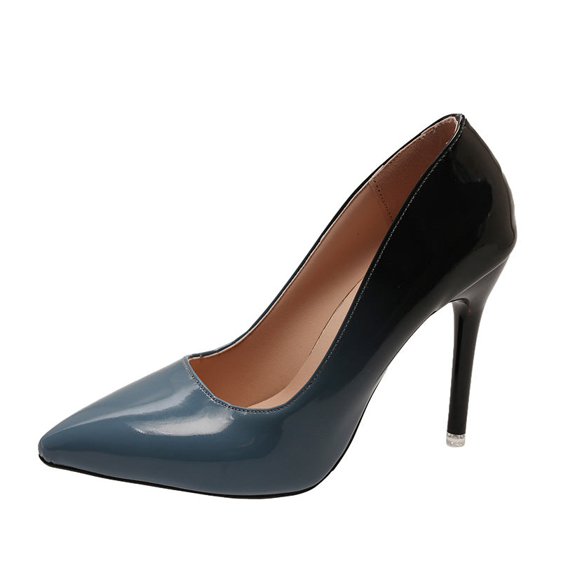 High Heels Women's 2025 Spring and Autumn New Sexy Pointed Stiletto Heel All-match Fashionable Shallow Mouth plus size Single-layer Shoes for Women