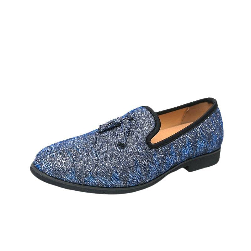 Factory Direct Sales Summer Breathable Men's Shoes Bright Leather Casual Fashion Loafers Men's Cross-Border Large Size Spot Wholesale New Style