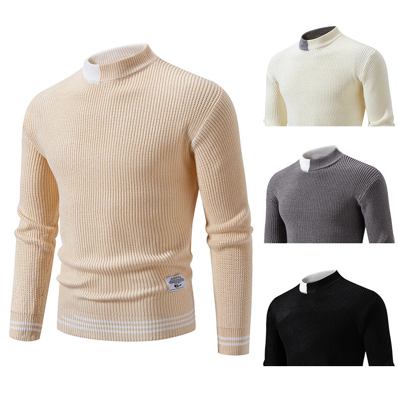 Sweater sweater men Amazon foreign trade cross-border sweater men's sweater personalized plus size inside men's wholesale