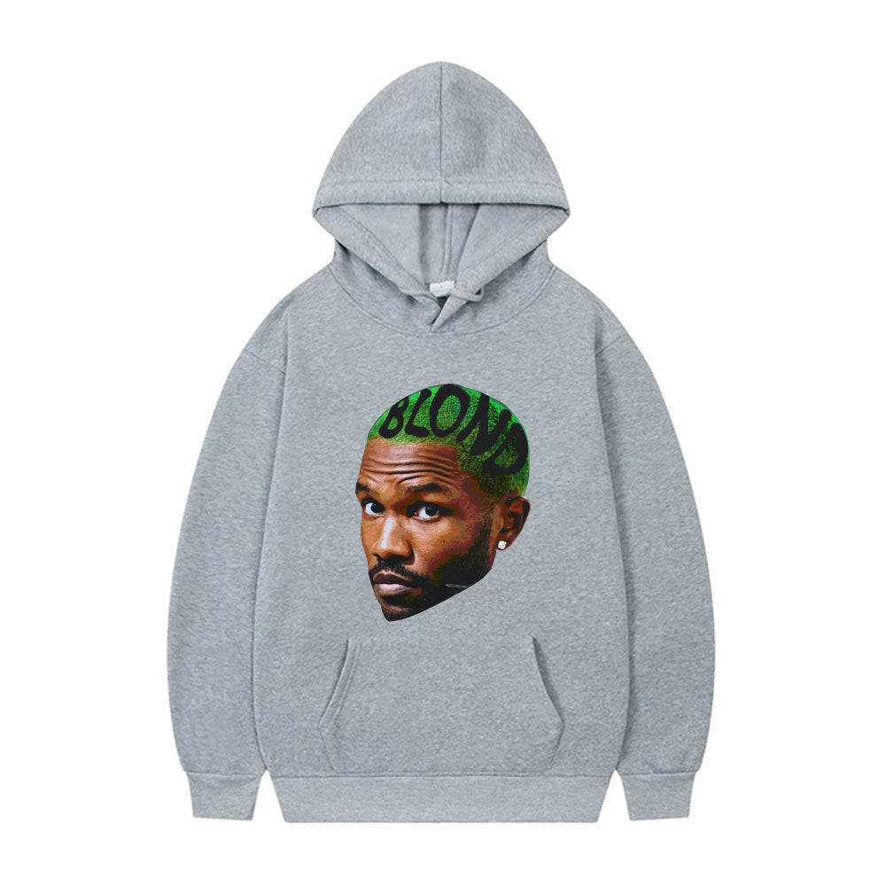 Rapper Frank Vintage Head Graphic Hoodie Men Women Ocean Hip