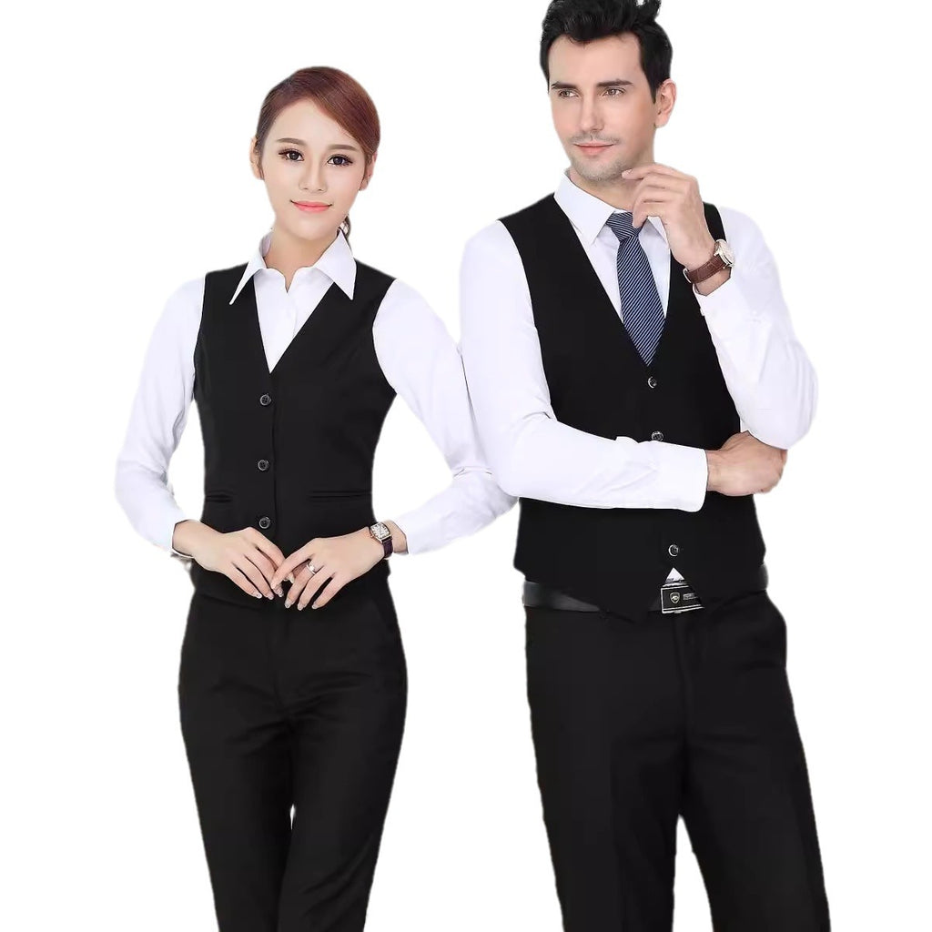 2024 Spring and Autumn New Business Wear Women's Suit Korean Long Sleeve Elegant Suit Hotel Front Desk Women's Dress Suit