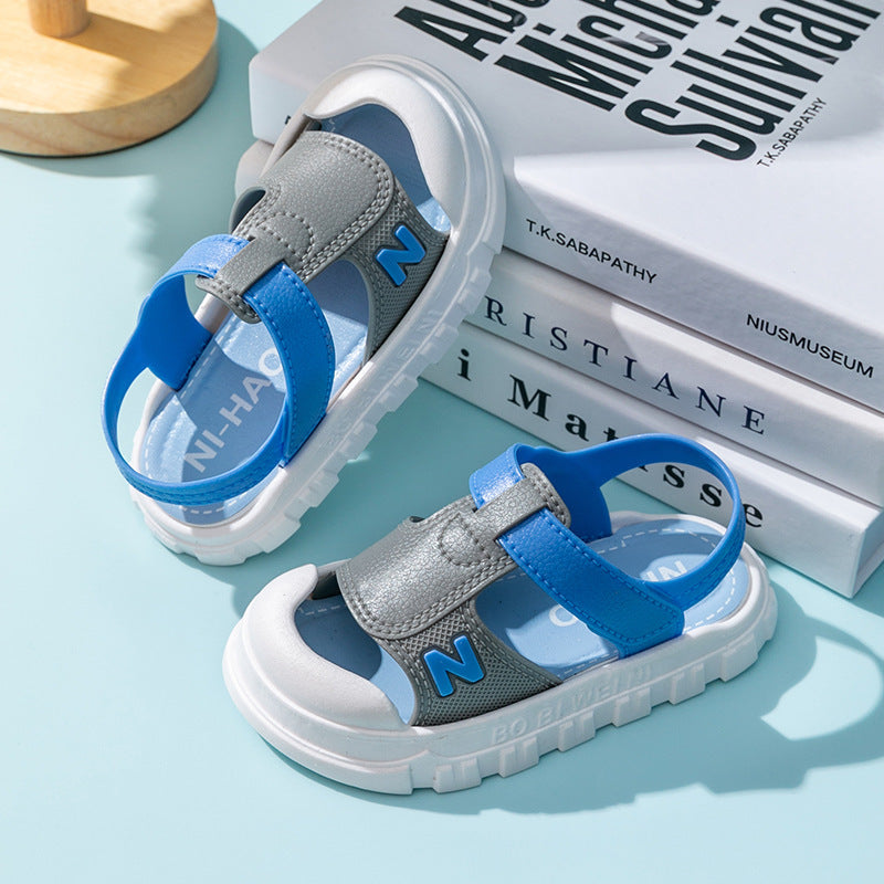 New Children's Sandals Summer Girls Boys Bathroom Home Non-slip Soft Bottom Cartoon Baby Sandals Sandals