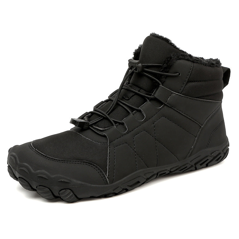 Ready Stock Snow Boots for Women, Fleece-Lined and Thickened Waterproof Boots, Men's Cotton Shoes, Thick-Soled Winter Warm Shoes, Outdoor Shoes, Exclusively for Cross-Border Sales