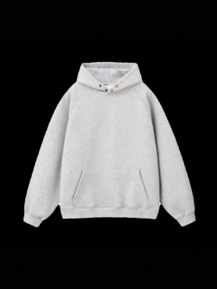 2024 American Heavy Hooded Sweater Men's Autumn Fashion Brand Casual Couple Hoodie High Street All-match Loose Jacket