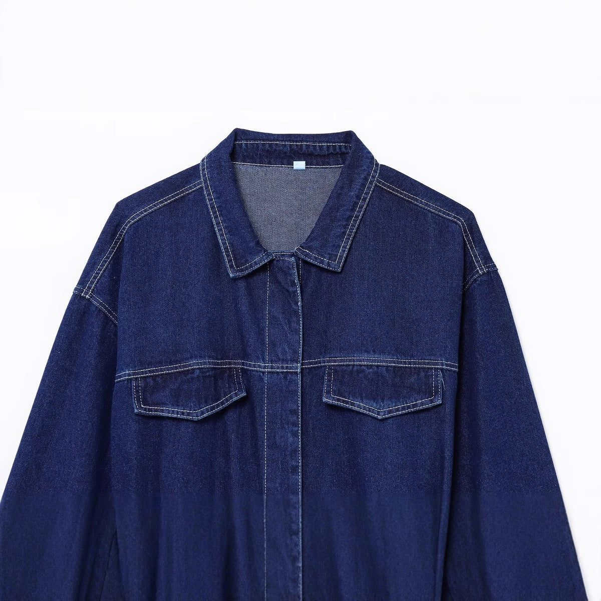 Cross-Border Aliexpress Popular Zr Women's Clothing Export Women's Clothing Wholesale Autum New Women's Clothing Denim Lace-Up Jacket