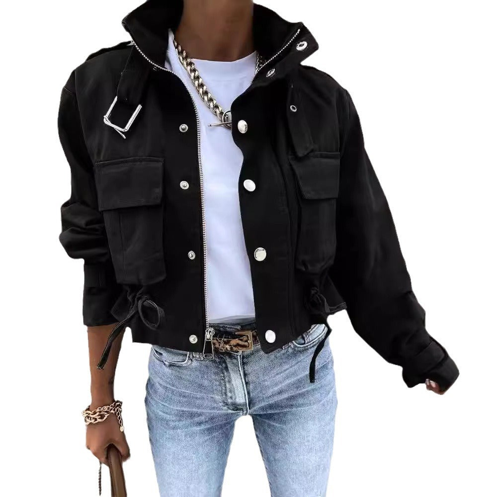 2026 Spring Women's Jacket Amazon Aliexpress New Cross-Border Printed Short Casual Jacket Women's Top
