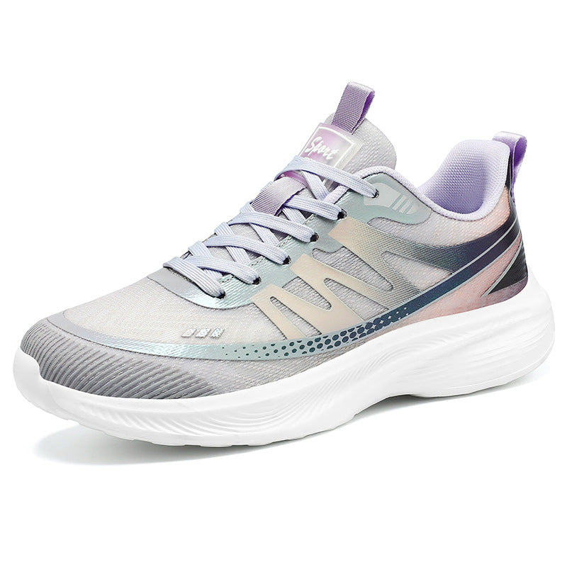 Sports Shoes, Spring Women's Breathable Mesh Shoes, Trendy Single Shoes, Outdoor Lightweight Running Shoes, Casual and Versatile Women's Shoes