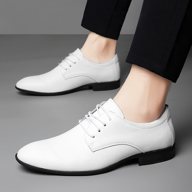 Autumn British men's shoes Men's Business pointed formal shoes fashion youth wedding shoes men's cross-border e-commerce wholesale