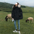 Winter 2025 New Women's down Cotton Jacket, Student Korean Style Loose Fashion Short Cotton-Padded Coat, Thickened and Warm Outerwear