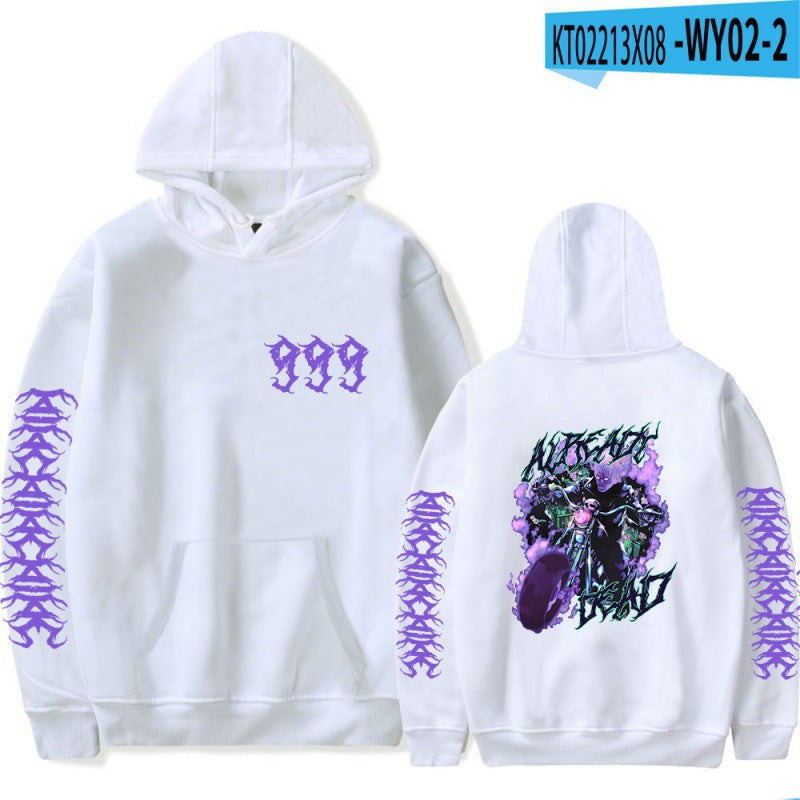 [Cross Border Code] Hot Print Juice WRLD Black Hoodies Men Hoodie