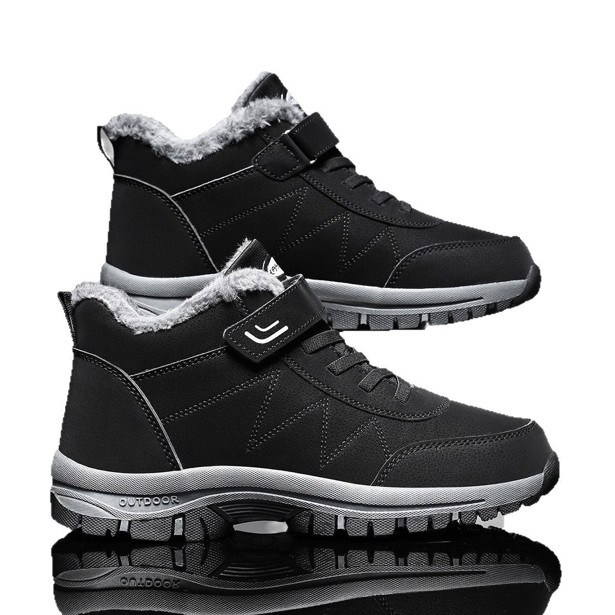2025 High-Top Cotton Shoes Winter Hot Style Men's Warm Snow Boots 36-45