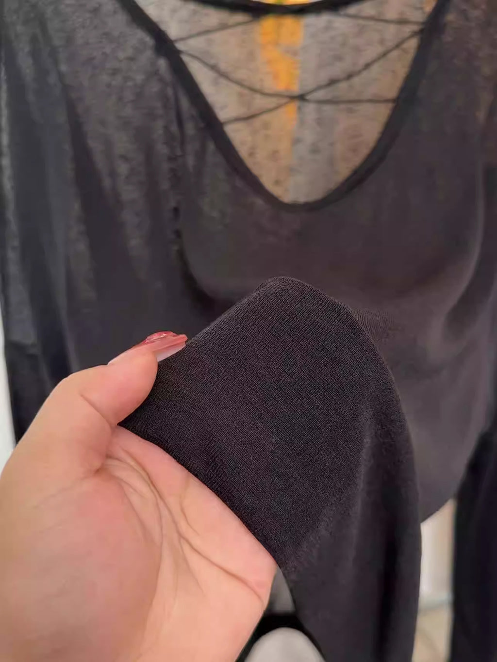 Long-Sleeved T-Shirt for Women Early Autumn 2025 New Design Niche Thin Backless Cross Top Bottoming Shirt Inner Wear