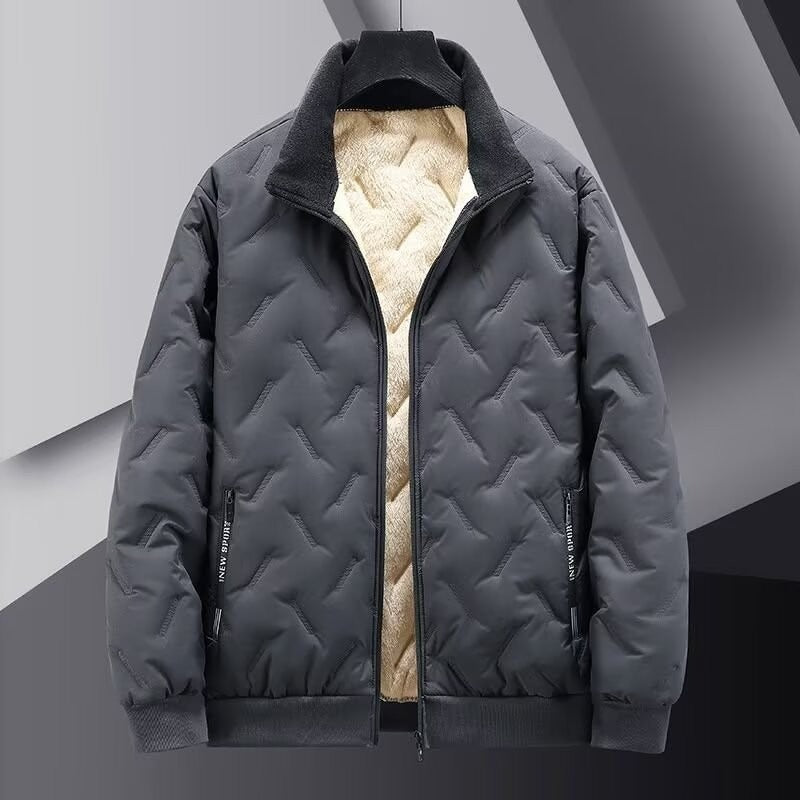 Spring and Autumn Men's Jackets, Simple Casual Stand-Up Collar, Versatile Trendy Fashion Men's Jackets and Coats