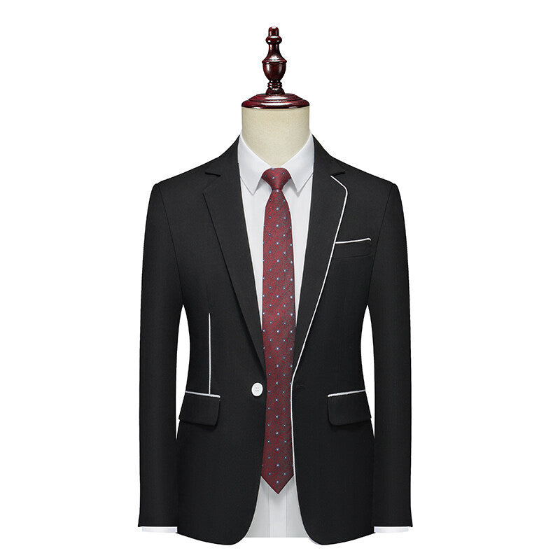 Foreign Trade Spring and Autumn New Men's Suits Business Korean Style Trendy Jackets Casual Handsome Men's Tops Single Suits