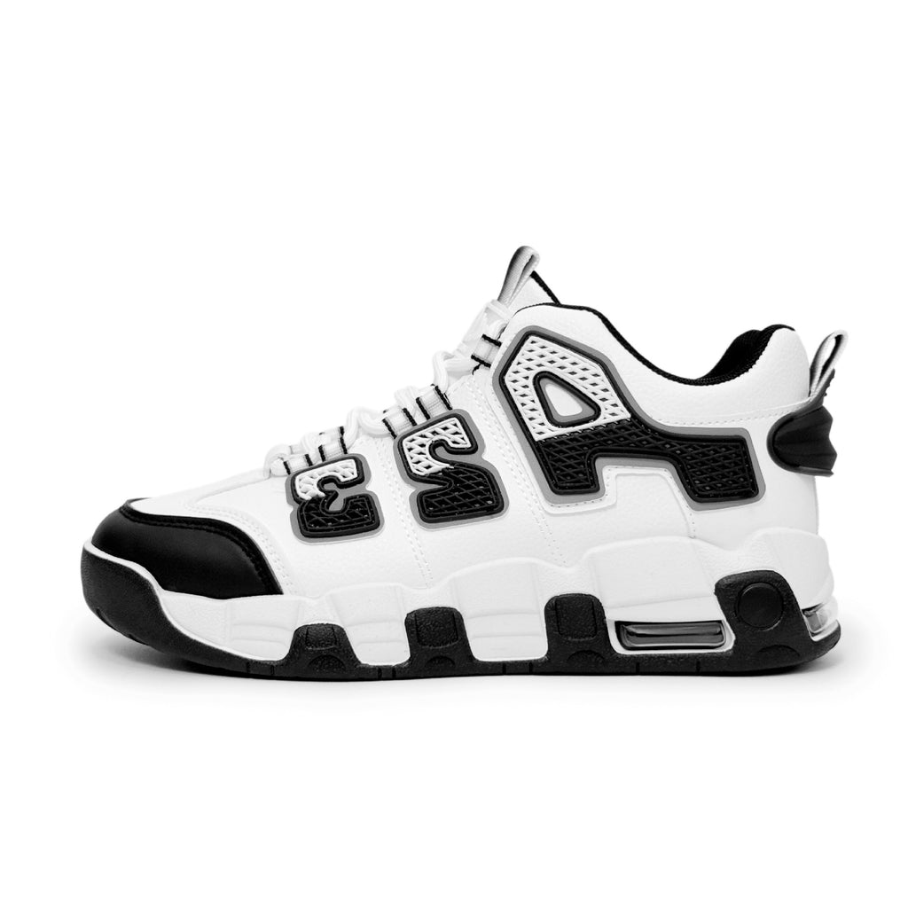 Leather Men's Sneakers, Fashionable and Versatile, Sports and Leisure Men's Shoes, Sports Shoes, Dad Shoes, Comfortable and Versatile for Students