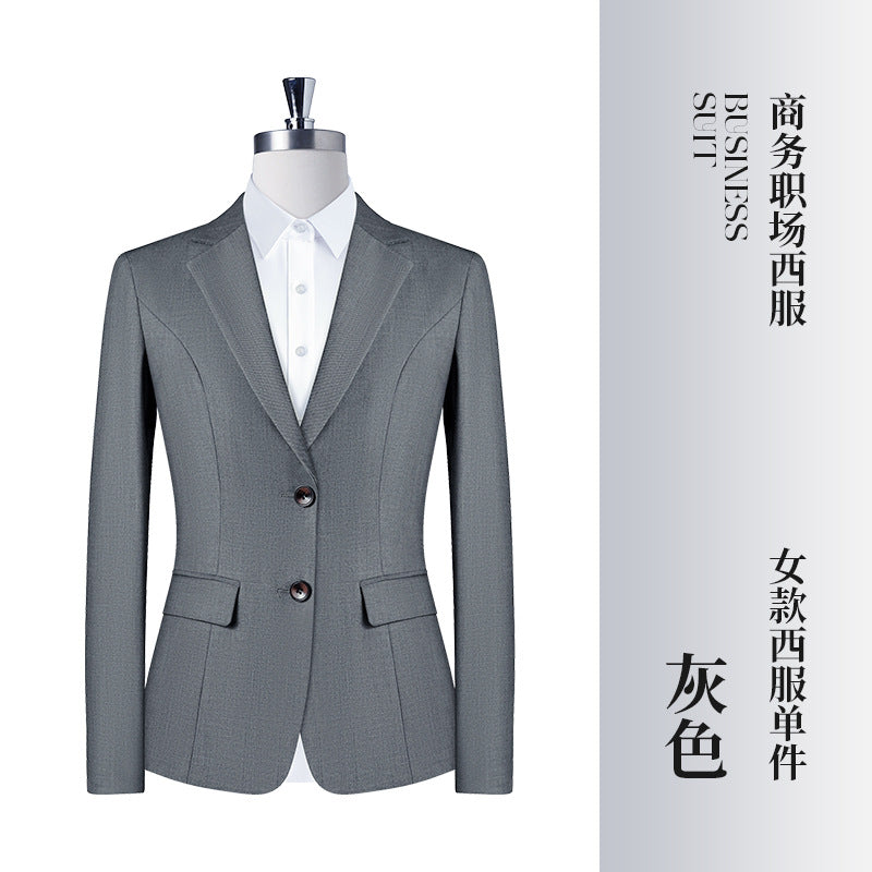 Business Wear Men's and Women's Same-style Suit Autumn and Winter Fashion Slim-fit Business Suit Women's Pants Vest Dress