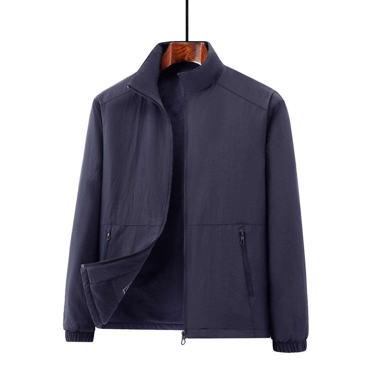 2024 Men's Coat Autumn New Middle-aged Outdoor Casual Coat Dad Top Collar Jacket