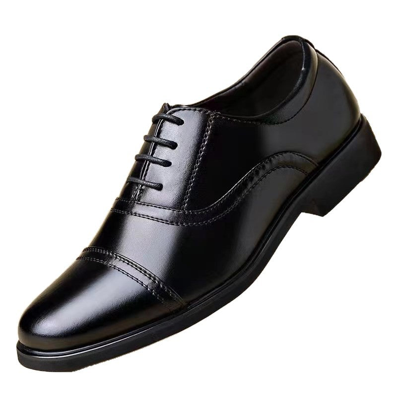 New Business Fashion Men's Shoes Formal Casual Comfortable Leather Shoes Casual Fashion Trendy Men's Single Shoes Comfortable New Style