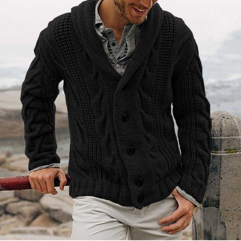 Foreign trade men's sweater men's coat 2024 autumn and winter new fashion men's knitted cardigan men's jacket men