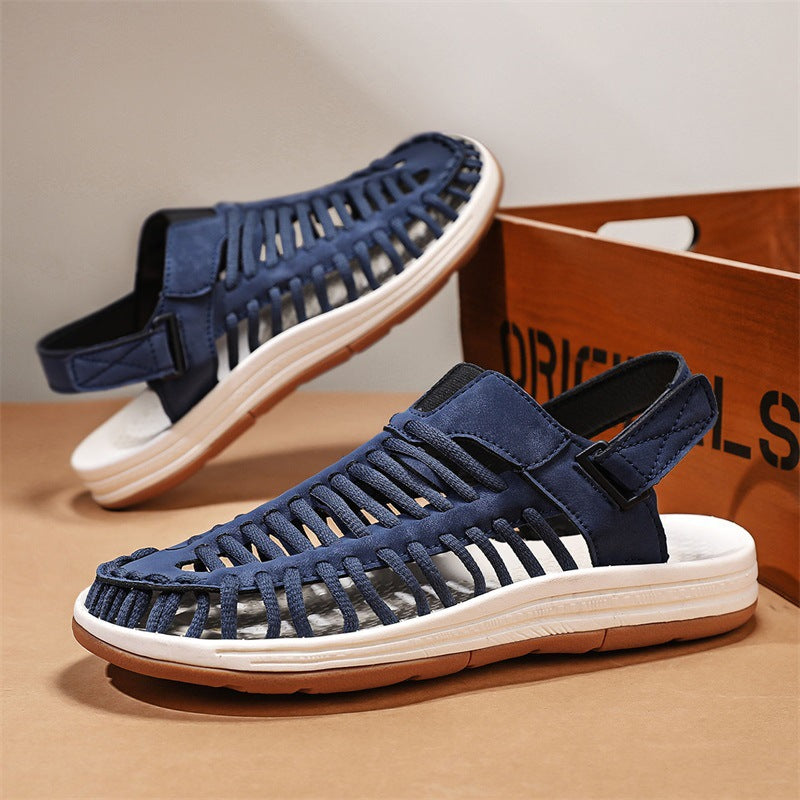 2025 Summer Sandals Men's Breathable Beach Shoes Men's Outdoor Casual Men's Shoes Cross-Border