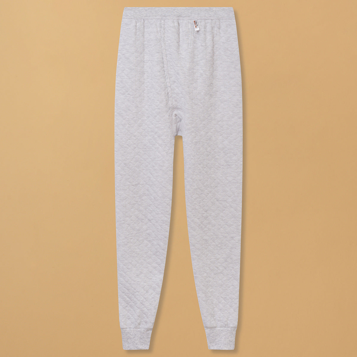 Yiershuang Men's and Women's Warm Cotton Single-piece Three-layer Round Neck Long-sleeved Shirt Trousers Air Cotton Thermal Underwear Thickened