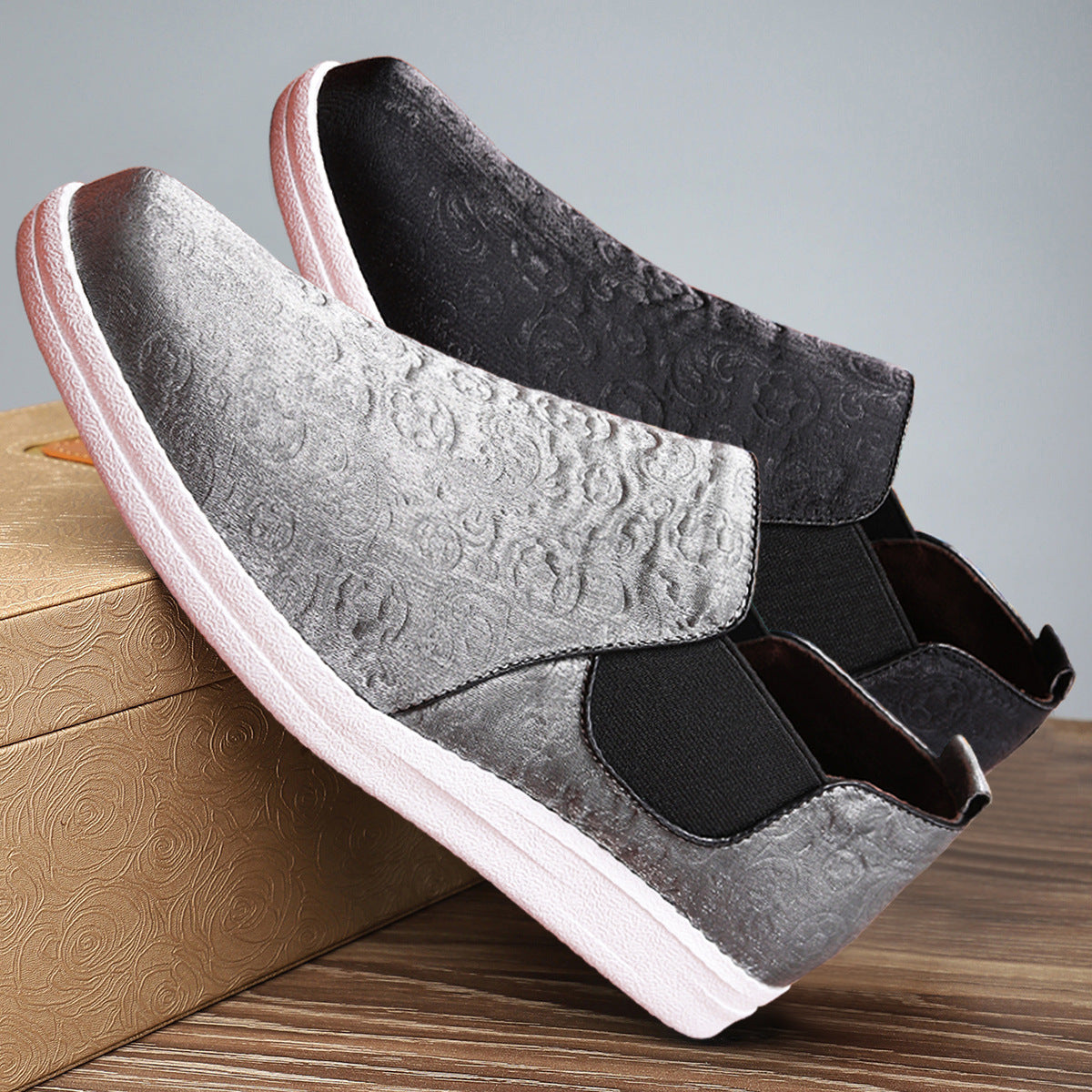 Cross-Border Loafers, Men's Trendy Brand Shoes, Autumn Lazy Slip-On Sneakers, New Men's Casual Shoes, Large Size Wholesale
