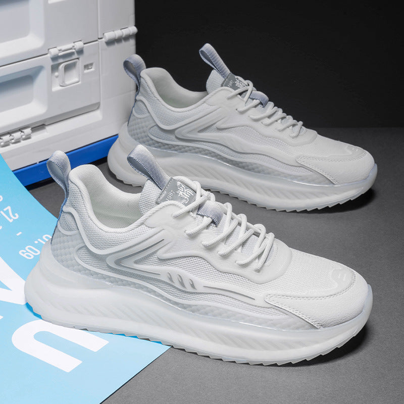 Men's Shoes Spring/Summer Mesh Breathable Sneakers Men's Popcorn Running Shoes Casual Shoes Fashion Trendy Dad Shoes