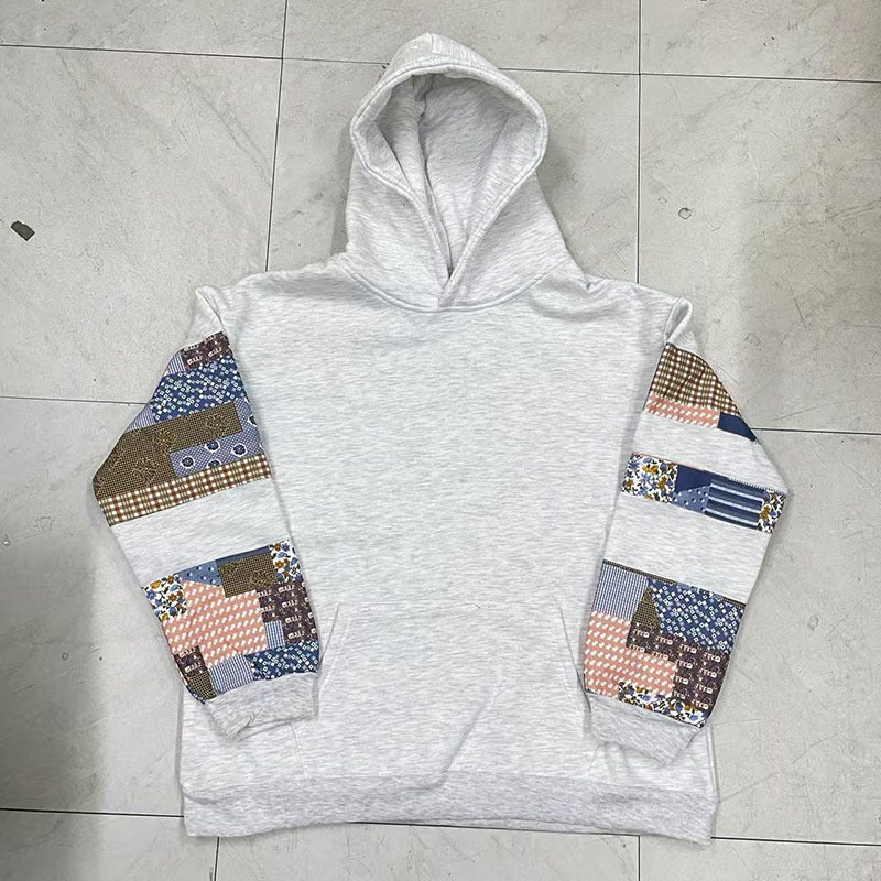 Angel Large Letter Printed Hooded Sweater Hip-Hop Hoodie American Style Retro Long Sleeve Sweater