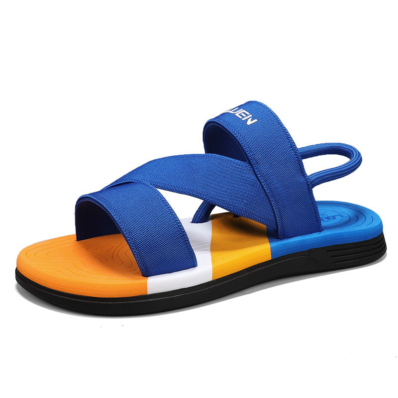 Sports High-Looking, Soft-Soled, Water-Resistant Men's Summer Cross-Border Sandals, Men's Driving Beach Shoes, Trendy Outdoor Wear, Lightweight Sandals