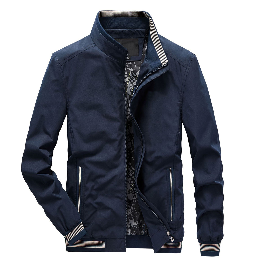 Autumn New Men's Business Casual Jacket Men's Outdoor Youth Men's Coat Jacket Stretch plus size