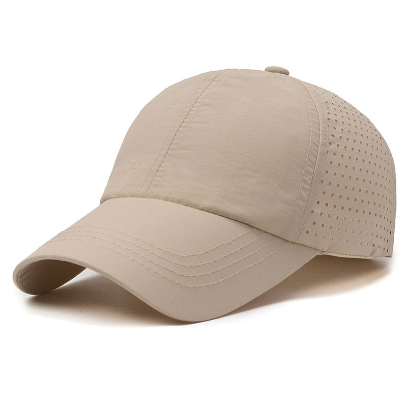 Hats for Men and Women, Quick-Drying Thin Summer Light Plate Baseball Caps, Outdoor Sunshade Hats, Breathable and Fashionable Peaked Caps