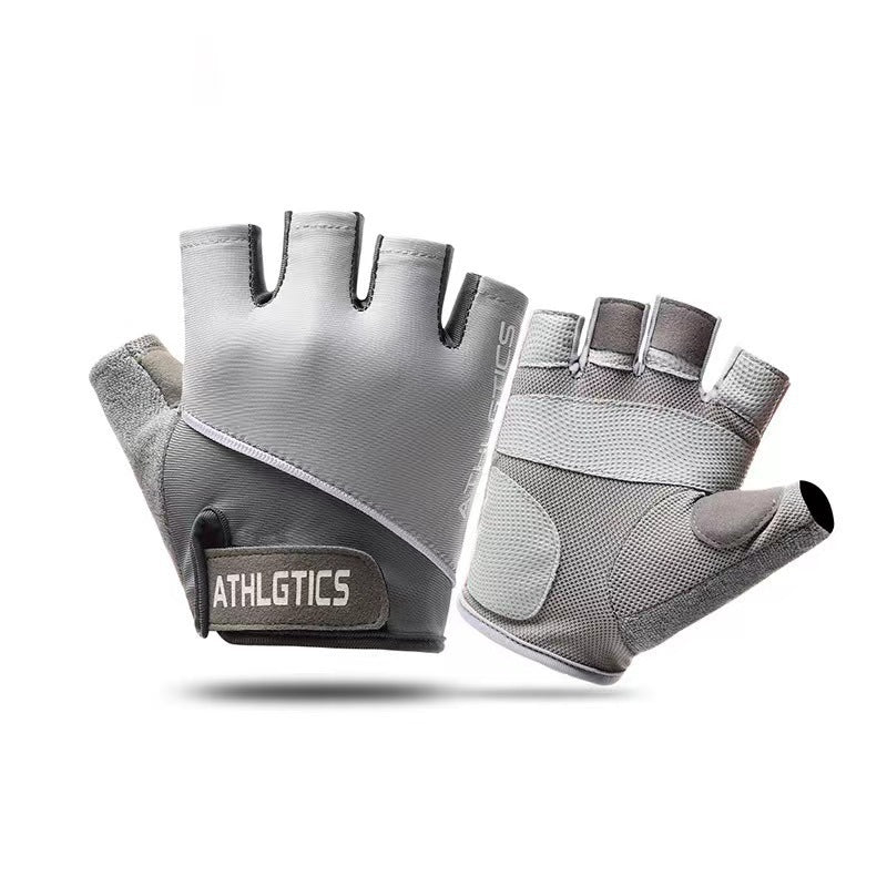 Fitness Gloves Men's and Women's Half-Finger Thin Equipment Training Non-Slip Wear-resistant Anti-cocoon Mountaineering Cycling Gloves