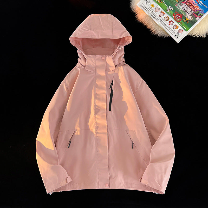 Jack Chuanyang Mountain Trendy Brand Outdoor Rush Jacket Couple's Jacket Men's and Women's Three-in-One Removable Windproof Waterproof Suit