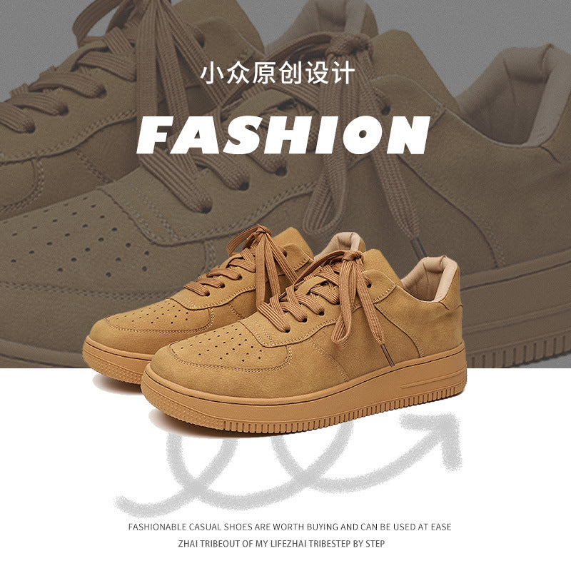Couple's National Trend Retro Fashion Low-Top Sneakers 2026 Spring New Air Force Outdoor Work Shoes for Men