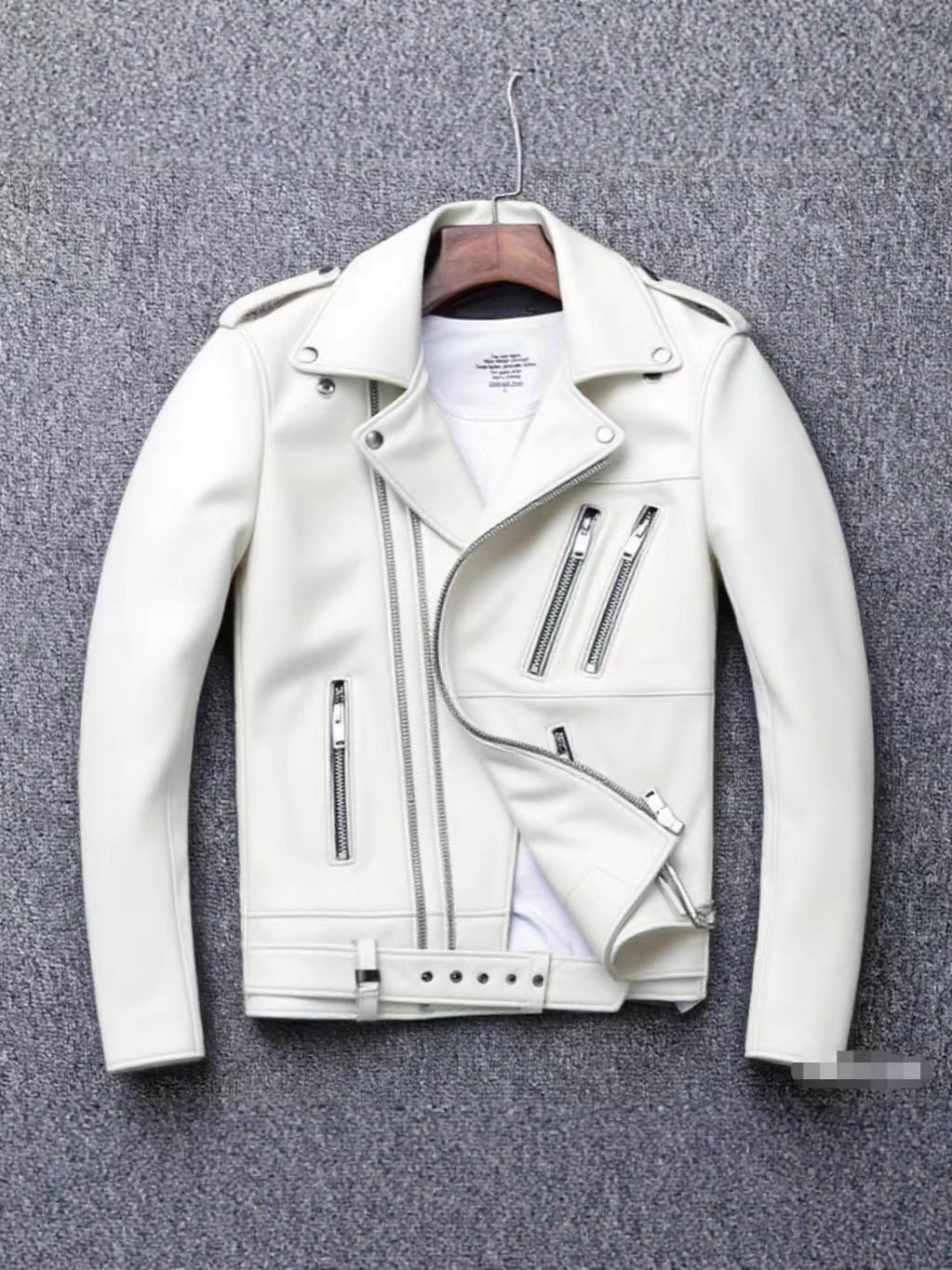 Manufacturer Autumn and Winter New Men's Leather Jackets Washed Motorcycle Men's Leather Jackets New Fashion Clothing Wholesale