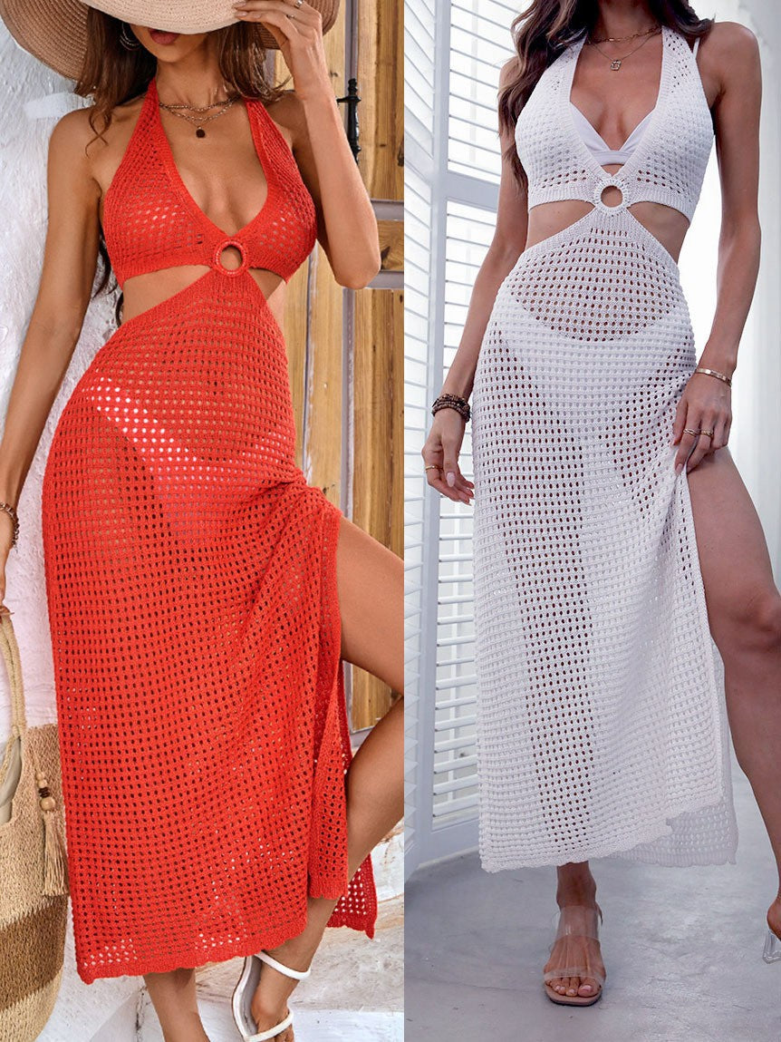 European and American Long Skirts, Beach Skirts, Cross-Border Hot Sales, Amazon’S Hottest Ring Suspender Skirts, Beach Blouses X6959