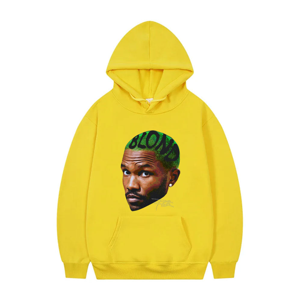 Rapper Frank Vintage Head Graphic Hoodie Men Women Ocean Hip