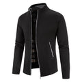 Foreign trade Men's autumn and winter cardigan zipper sweater velvet stand collar jacket men's loose sweater coat top men