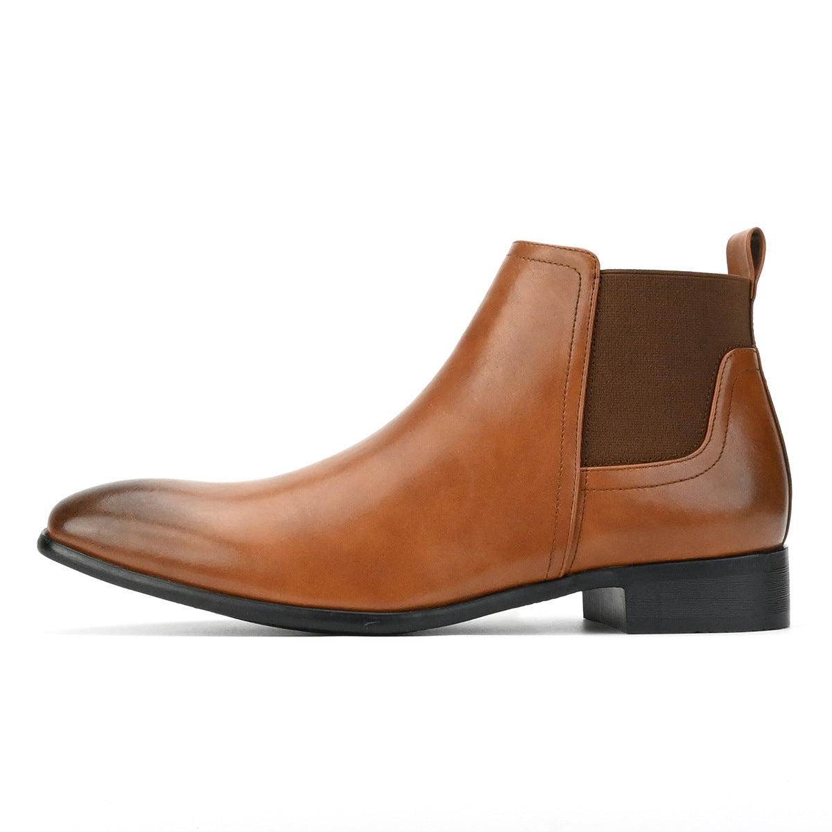 Men's Chelsea Boots Foreign Trade Small Square Men's Shoes All-match Fashion Cross-border Men's Ankle Boots