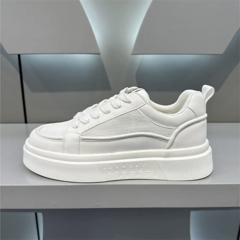 Men's Shoes 2024 New Comfortable Soft Sole Distinctive Trendy Men's Thin All-match Fashionable Ins Niche Design Breathable Sneakers