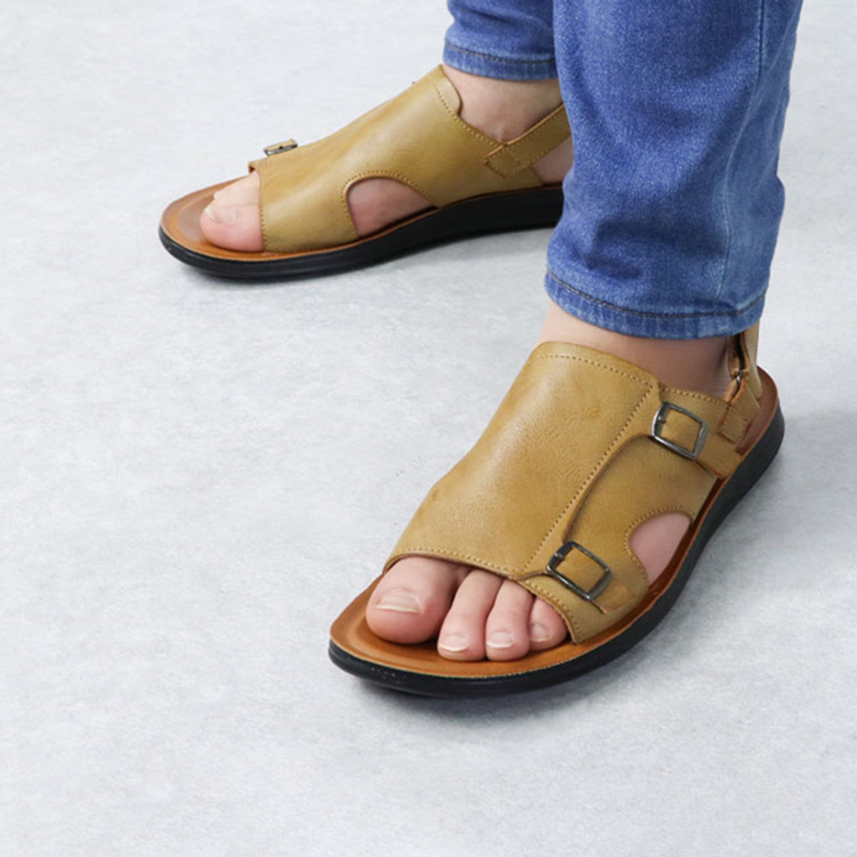 Men's Summer Roman Soft Sole Comfortable Men's Breathable Sandals Sandals