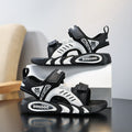 2025 Summer Boys Sandals Velcro Breathable Hollow Soft Sole Lightweight Fashionable Casual All-match Children's Sandals Trendy