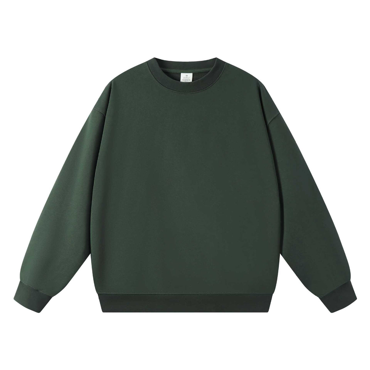 New Style Couple's Loose-Fitting Round-Neck Hooded Sweatshirt, Long-Sleeved Sweatshirt, Heavyweight Pure Cotton 400g Hoodie with Printed Logo