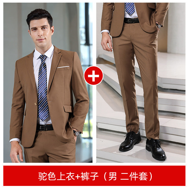 Business Attire for Men and Women, Autumn and Winter Fashionable Slim Business Suits, Women's Four-Piece Vest Formal Suits