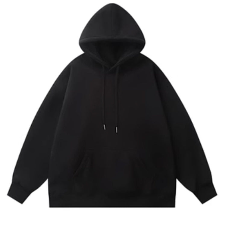 Small fleece-lined Thickened Loose Hoodie Customized Student Joker Hoodie Casual Fashion