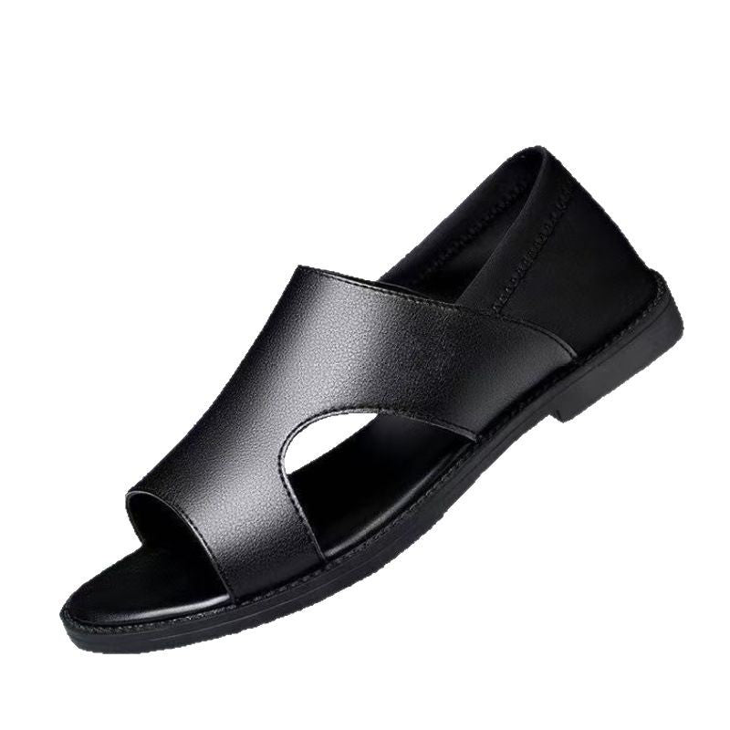Summer New Men's Sandals Non-slip Soft-soled Sandals Soft Surface Breathable Wear-resistant Casual Soft-soled Beach Sandals for Men